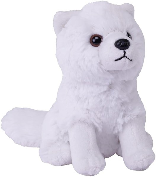 Wild Republic Pocketkins Eco Arctic Fox, Stuffed Animal, 5 Inches, Plush Toy, Made from Recycled Materials, Eco Friendly - Product Image