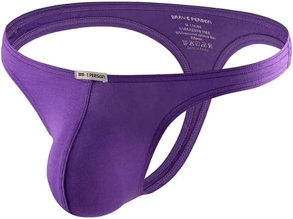 MuscleMate Men's Thong G-String Underwear, Men's Hot Thong G-String Brief Underwear, Stretch and All-day Comfort. - Product Image