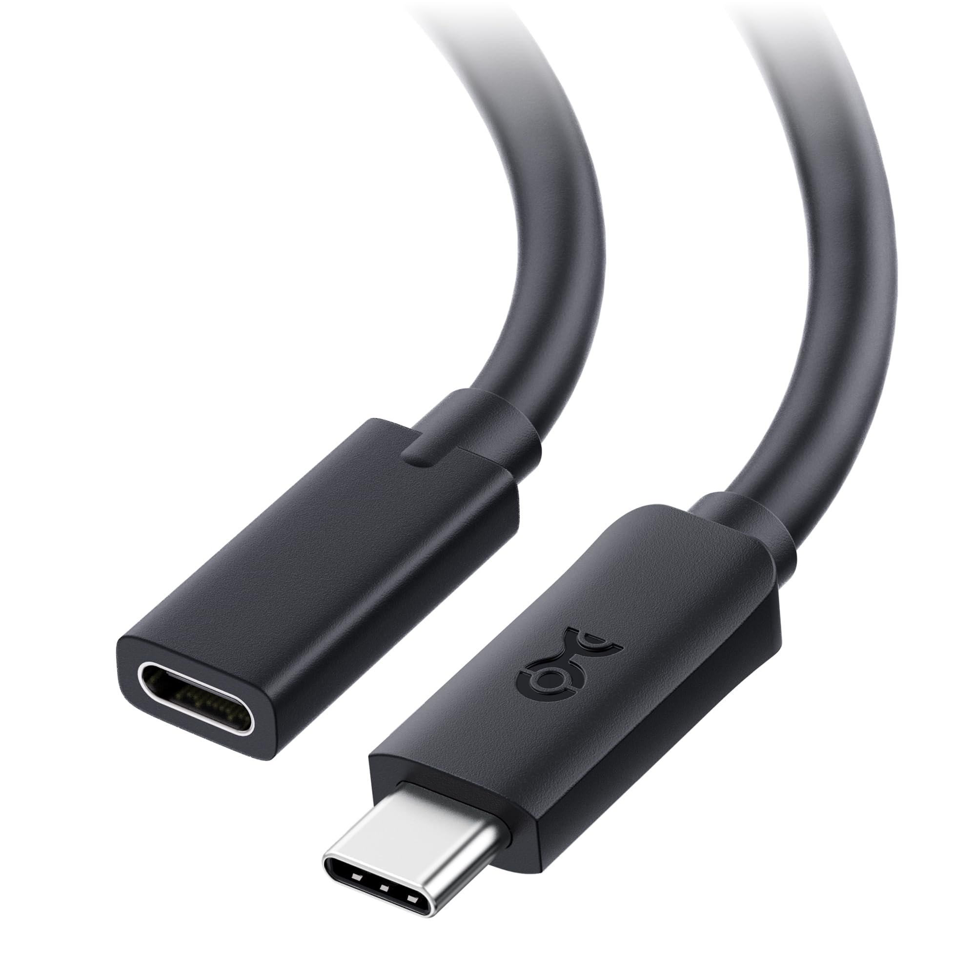 Cable Matters 40Gbps USB C Extension Cable - 3.3ft / 1m, Supports [8K@60Hz/4K@240Hz Video, 240W Charging, 40Gbps Data Transfer] USB 4 Extension Cable, Thunderbolt 4/5, Nintendo Switch 2 Compatible - Product Image