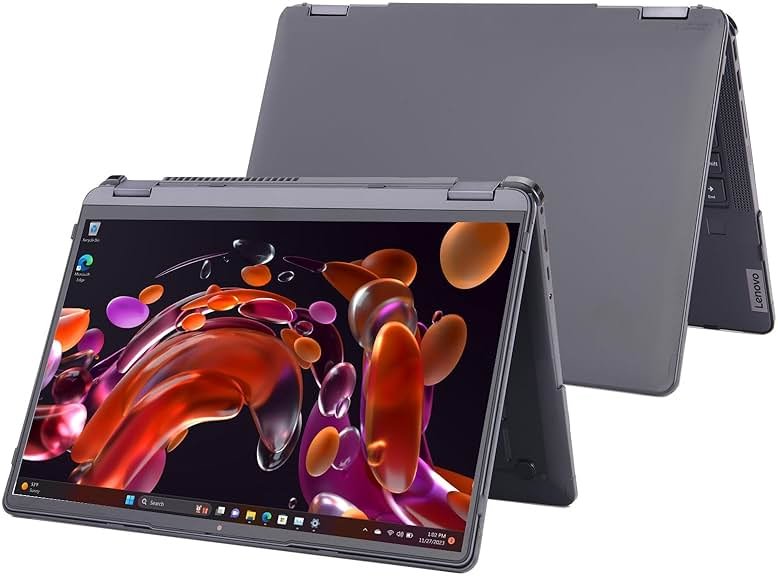 mCover Hard Case Only Compatible for 2022-2024 14" Lenovo IdeaPad Flex 5 Windows 14ALC7 / 14IAU7 / 14ABR8 / 14IRU8 Series Convertible Laptop Computers (NOT Fitting Other Models) -Black - Product Image