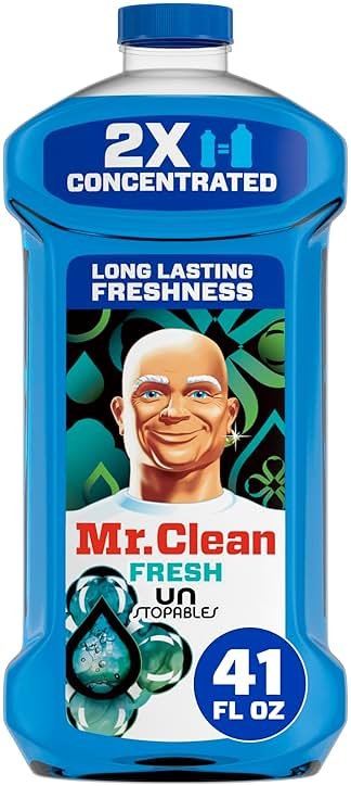Mr. Clean 2X Concentrated Multi Surface Cleaner with Unstopables Fresh Scent 41 fl oz - Product Image
