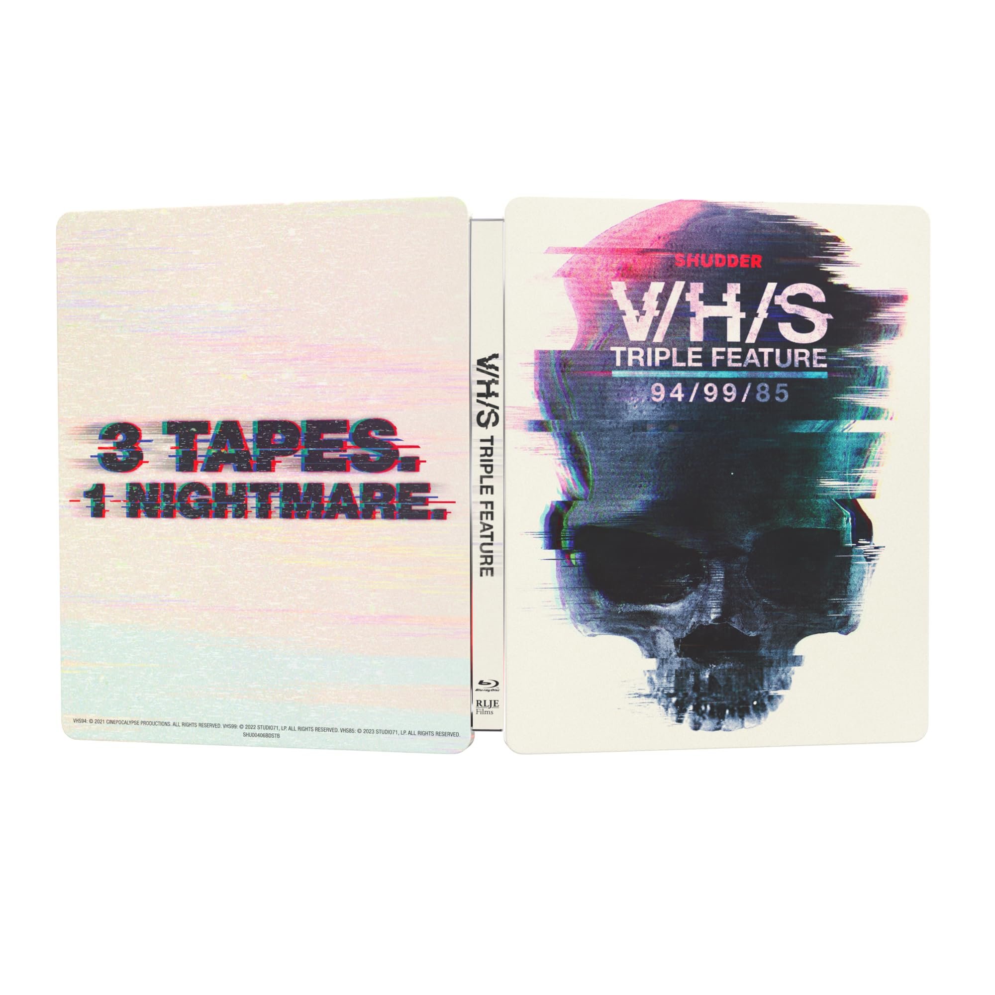 V/H/S/Triple Feature - Steelbook [Blu-ray] - Product Image