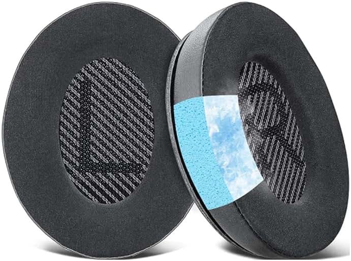 Q30/Q35 Earpadss, Cooling-Gel Bose QC35 Replacement Ear Pads,Earpads for Bose QuietComfort 35 (QC35) & Quiet Comfort 35 II Headphones, Noise Isolation Foam, Added Thickness Ear Pads Cushions - Product Image