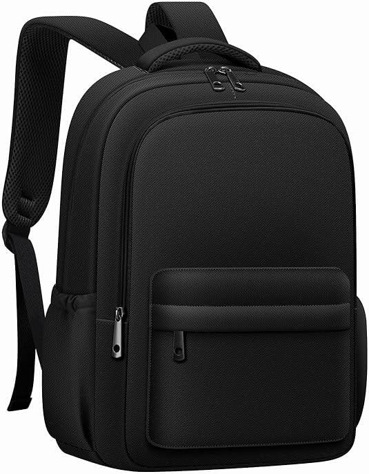 ADAISM Aesthetic Cute Backpack for School Kids Bookbags Student Black Backpacks for Teen Girls Preppy Casual Middle School Bag - Product Image