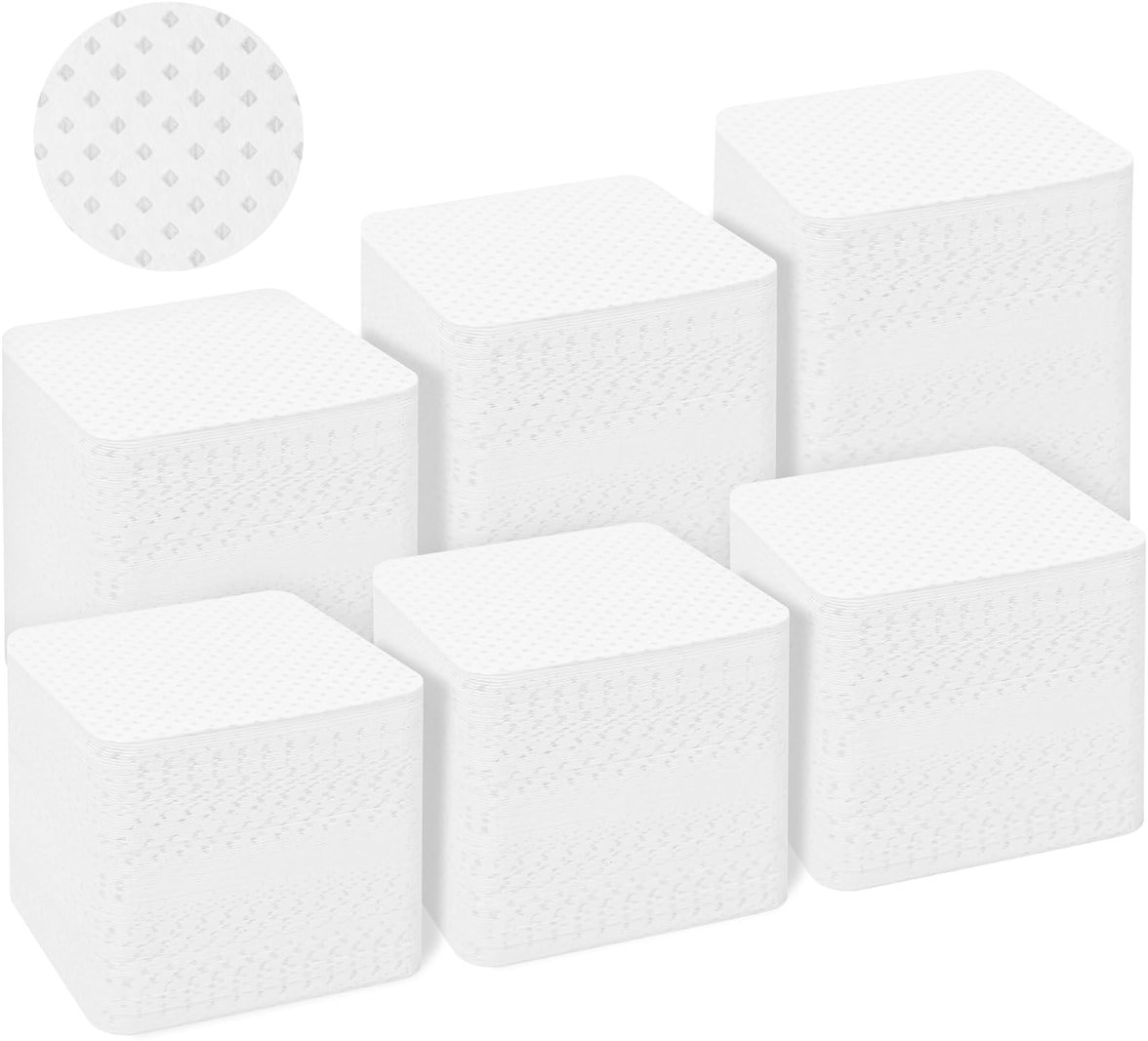 Nail Polish Remover, Lint Free Nail Wipes 540PCS Acetone Nail Polish Remover Wipes, Super Absorbent Soft Nail Wipes for Fingernail Polish Remover and Eyelash Extension Wipes(Dry Pads) - Product Image