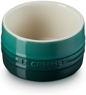 Le Creuset Stoneware Round Straight Wall Ramekin, 7 oz., Artichaut - Product Image