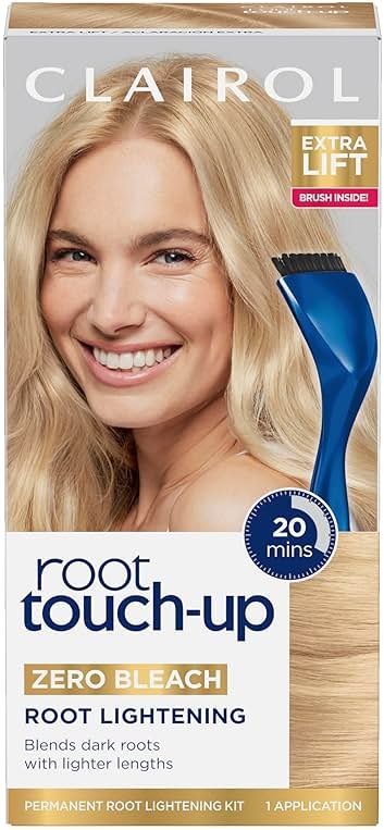 Clairol Root Touch-Up Permanent Hair Dye, Extra Lift Hair Color | 100% Gray Coverage | Easy Brush Application | Matches Professional Salon Shades | Pack of 1 - Product Image