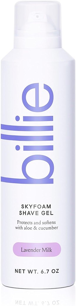 Billie SkyFoam Shave Gel - Lavender Milk Scent - Water-activated Foam - Made With Aloe & Cucumber - For A Close, Smooth Shave - 6.7 fl oz - Product Image