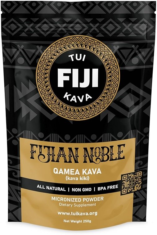 TUI KAVA PREMIUM WELLNESS KAVA - MICRONIZED Noble Kava 250g (8.8oz) - Trial/Travel Size | Very Heady | All Natural Relaxation | Increase Focus | Mood/Sleep Support | Stress Relief | NO STRAINING - Product Image
