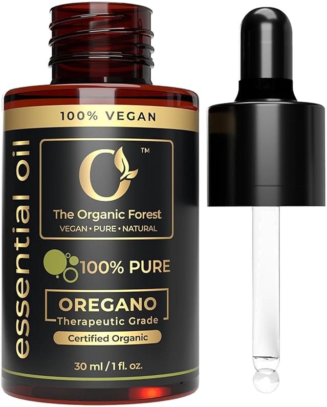 Plant Based Oregano Essential Oil - Oil of Oregano Drops for Skin & Hair Care | Reduce Itchiness & Redness | Plant Based, Gluten-Free - Natural Aromatherapy Oil for Diffusers - Product Image