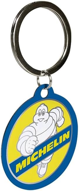 Nostalgic-Art Retro keychain, Ø 1.6", Michelin – Vintage – Gift idea for motor fans, Official License Product (OLP), made of metal, vintage design - Product Image