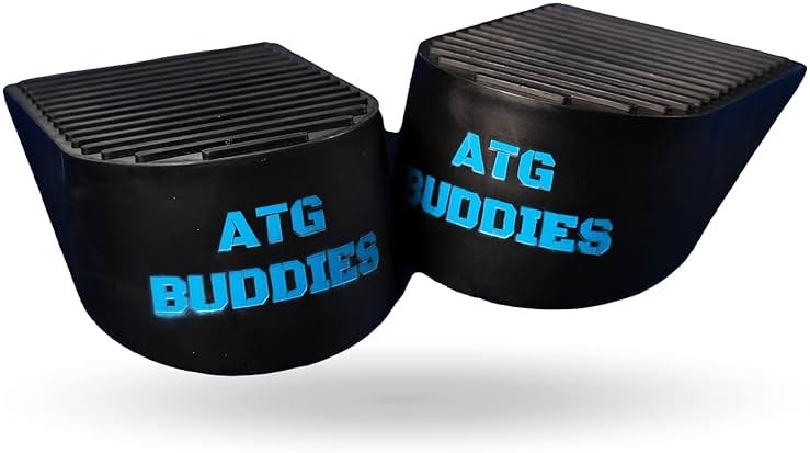 Knees Over Toes Guy ATG Buddies Squat Wedge Block for Heel Elevated Squat and ATG Split Squats with Carrying Case, Light Weight and Easy to Travel - Product Image