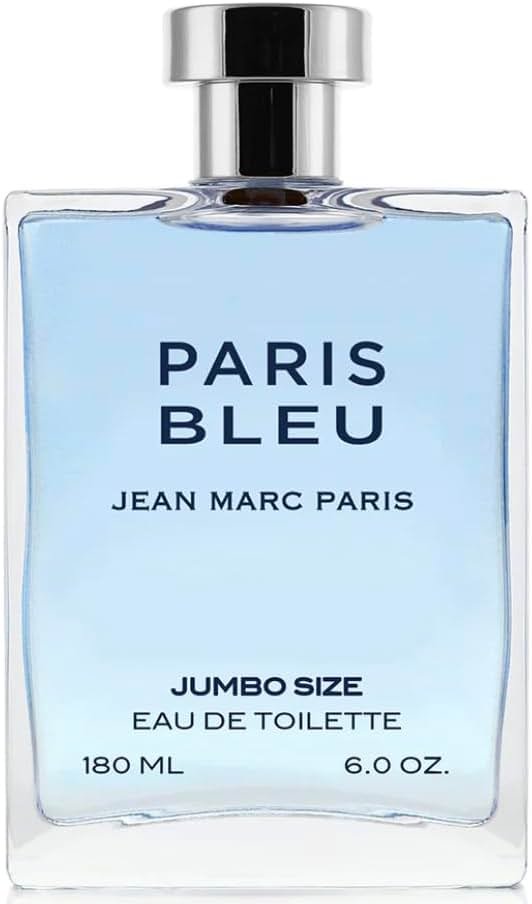 Jean Marc Paris PARIS BLEU Eau de Toilette Spray 6 oz JUMBO Size - Product Image