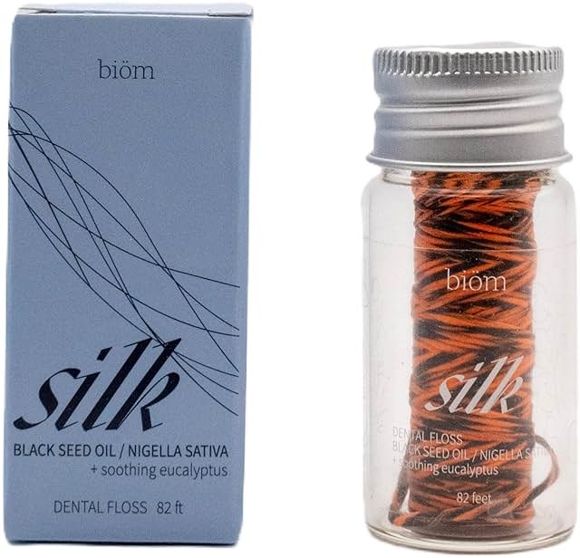 NOBS (No Bad Stuff) Expanding Dental Floss - Nigella Sativa, Eucalyptus, Cruelty-Free, Sustainable Packaging - Product Image