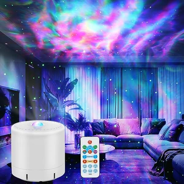 HERHOTER Galaxy Projector,Star Projector with Timer and Remote Control for Adults Bedroom Decoration, Party,Star Night Light - Product Image