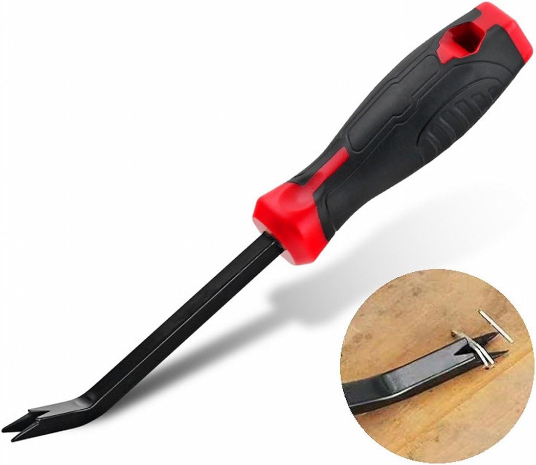 PANSHIYON Staple Remover, Heavy Duty Staple Remover Tool,Upholstery Stapler Puller Lifter for Carpet,Wood,Floor, Furniture, Construction - Product Image