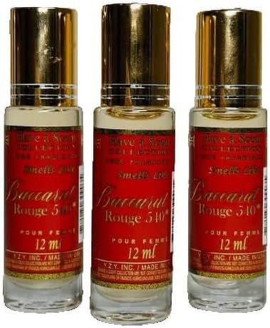 E de B Oil Perfume Parfum 12ml Unisex (Pack of 3) - Product Image