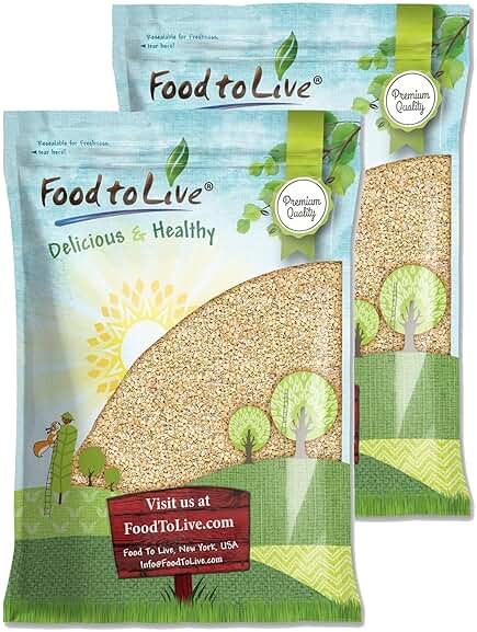 Food to Live Steel Cut Oats, 20 Pounds - 100% Whole Grain Irish Oats, Quick and Easy Cooking Oatmeal, Hearty and Nutritious Cereal, High in Fiber and Protein, Raw, Unprocessed, Vegan, Kosher, Bulk - Product Image