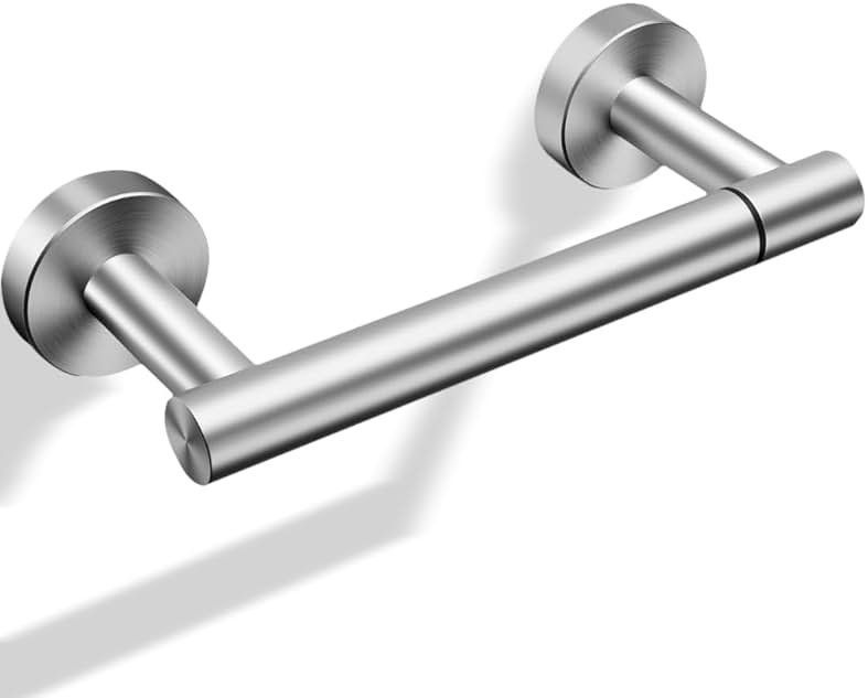Day Moon™ - Toilet Paper Holder - Modern Roll Holder for Bathroom - 1 Pack - Wall Mount - Classic, Brushed Nickel - Product Image