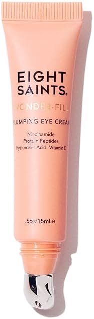 Eight Saints Wonder-fill Plumping Eye Cream, Anti Aging Eye Cream to Reduce Wrinkles, Fine Lines, & Under Eye Bags, Dark Circles Treatment, with Niacinamide, Protein Peptides, & Hyaluronic Acid, 0.5oz - Product Image