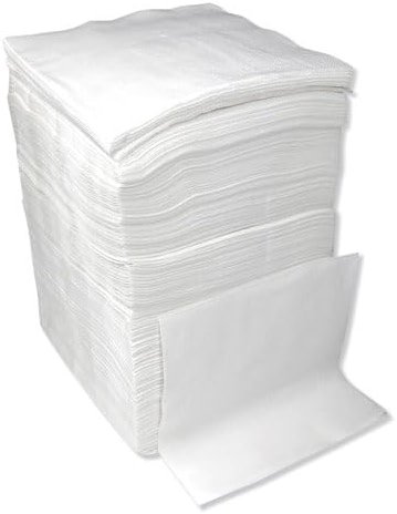 Pantryware Essentials Paper Lunch Napkins. 500 Count Lunch Napkins 1 Ply, White. 12 x 12 - Product Image