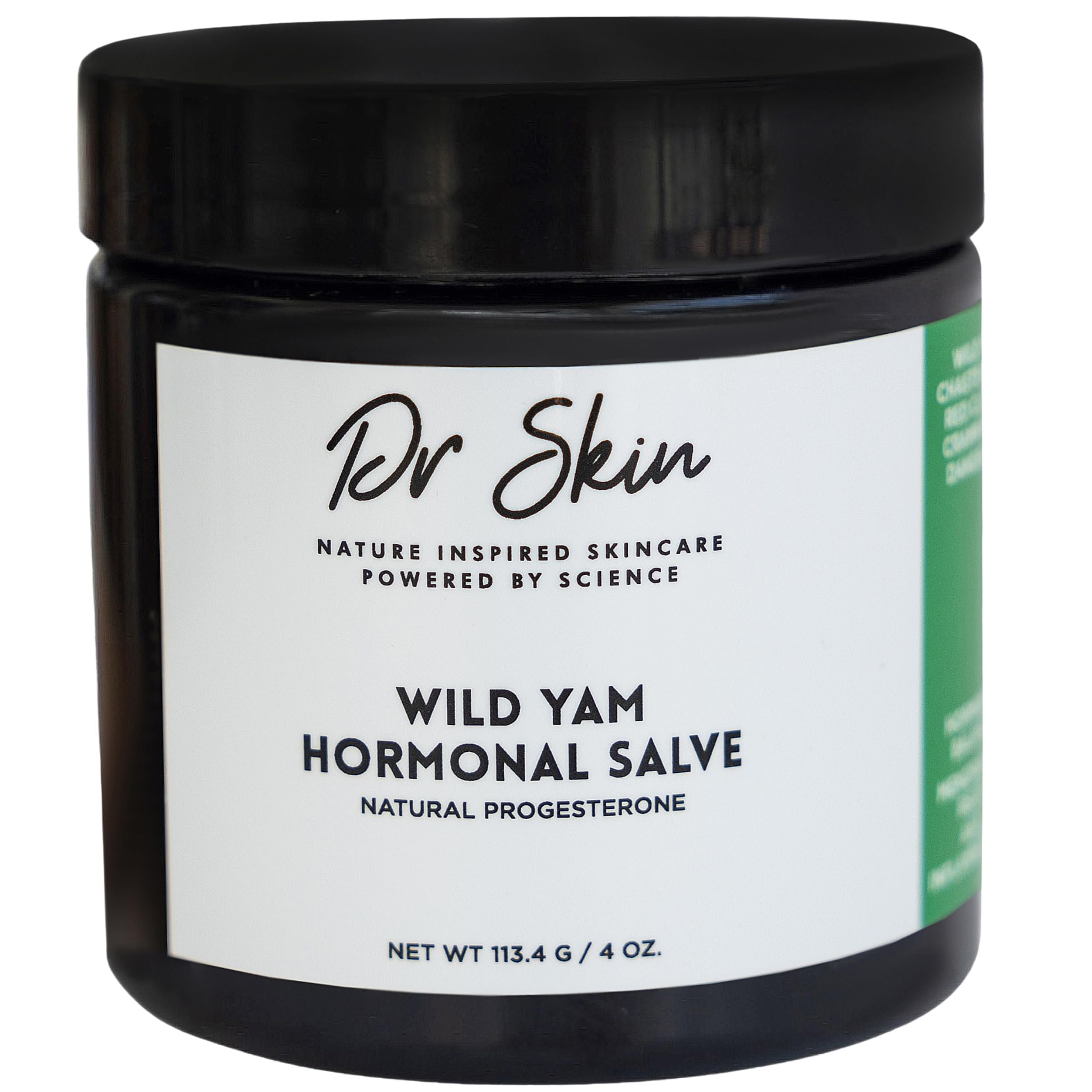 Dr. Skin Organic Wild Yam Cream for Women | Herbal Balancing Moisturizer for Women’s Comfort with Dandelion, Red Clover, Chaste Berry & Cramp Bark | Nourishing Natural Cream, 4oz - Product Image