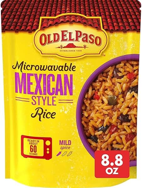 Old El Paso Rice, Mexican Style Rice, Microwavable Pouch, 8.8 oz - Product Image