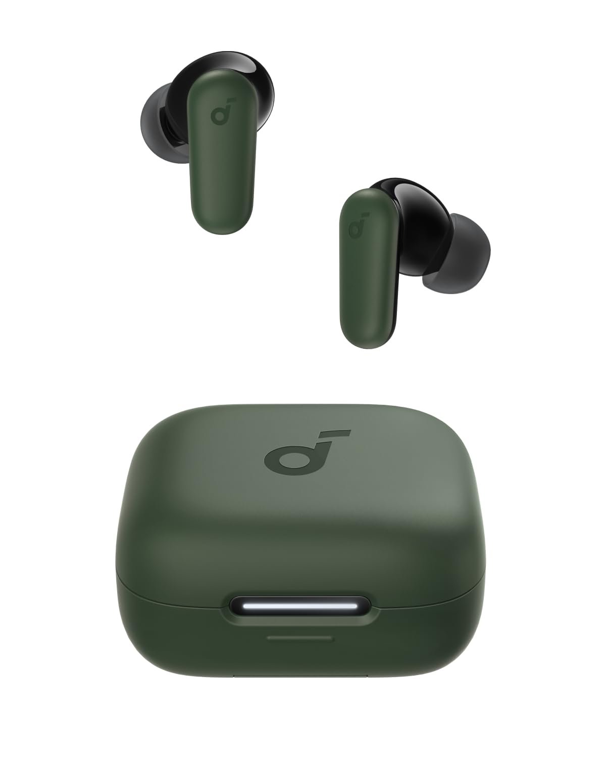 Soundcore P30i by Anker Noise Cancelling Earbuds, Strong and Smart Noise Cancelling, Powerful Bass, 45H Playtime, 2-in-1 Case and Phone Stand, IP54, Wireless Earbuds, Bluetooth 5.4 (Green) - Product Image