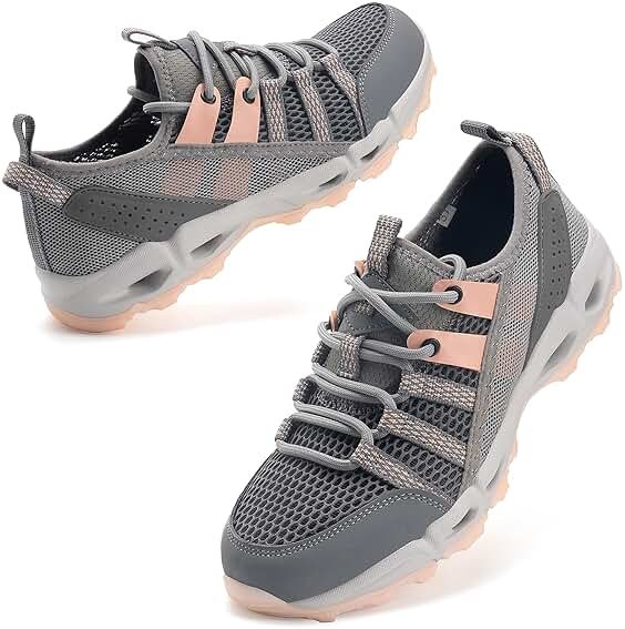 ziitop Womens Hiking Water Shoes for Women Quick Dry Outdoor Sport Sneakers Non Slip Lightweight Breathable Summer Trekking and Walking Climbing Shoe - Product Image