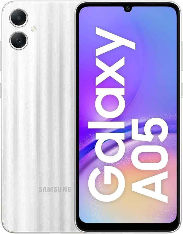 Samsung Galaxy A05 A055M 64GB Dual-SIM GSM Unlocked Android Smartphone (Latin America Version) - Silver - Product Image