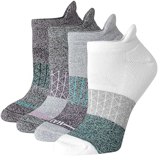 Hanes Women's Socks, 4-pack, Absolute Active Cushioned Moisture-wicking Best Women's Socks, Crew, Ankle and No Show - Product Image