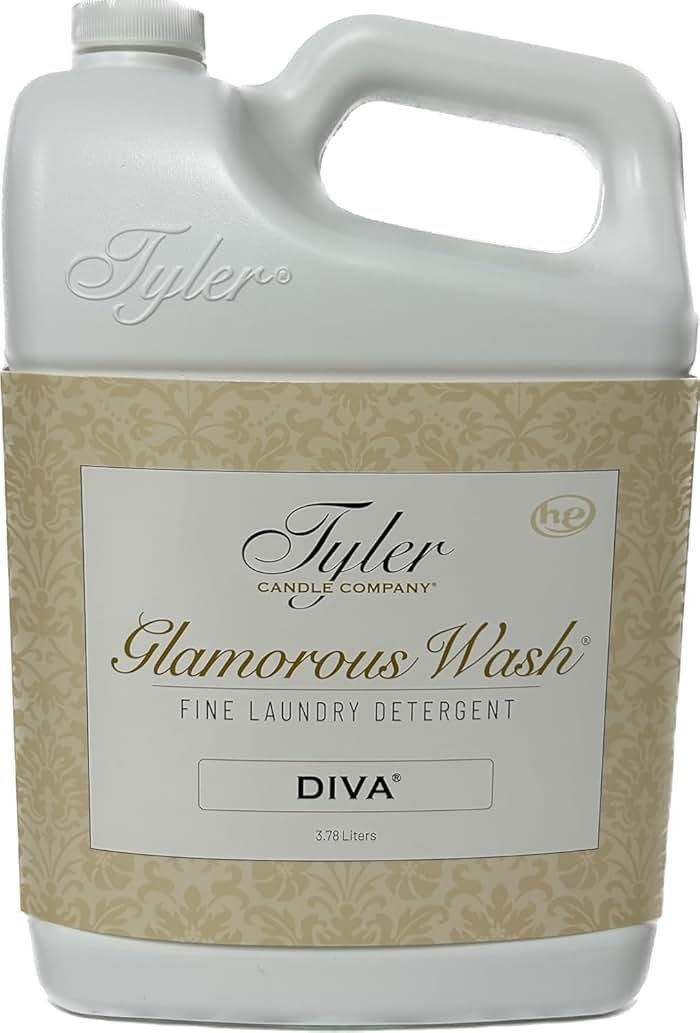 Tyler's Diva Glam Wash Laundry Detergent, Gallon (128 Fl oz) (Pack of 1) ILIOS Packaging. - Product Image