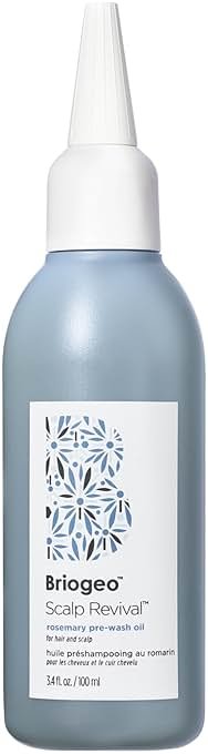Briogeo Scalp Revival Rosemary Pre-Wash Oil | Moisturizing Scalp Treatment for Dry, Flaky, or Itchy Scalp | Strengthens Hair & Soothes Scalp | Vegan & Cruelty-Free - Product Image