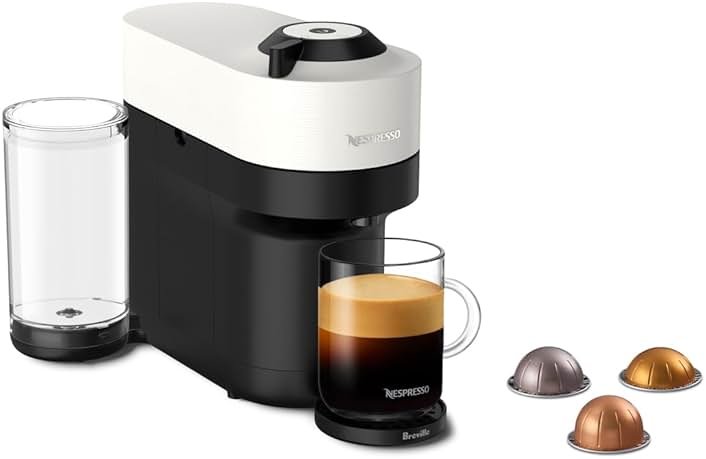 Nespresso Vertuo Pop+ Coffee and Espresso Maker by Breville, Coconut White - Product Image
