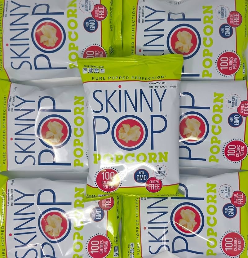 Skinny Pop Original Snack Pack, 0.65 oz, Pack of 7 - Product Image