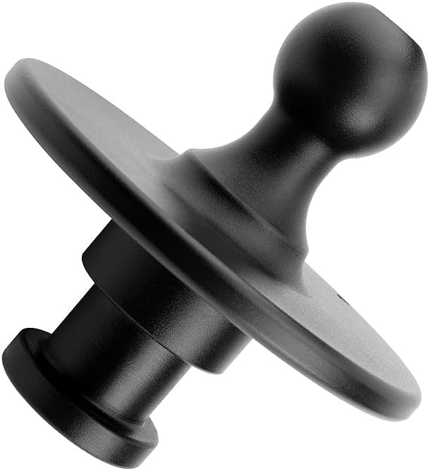 Misakomo Fifth Wheel to Gooseneck Adapter 2085295 - Kingpin to 2-5/16 Inch Ball With 30,000lbs Max Load Capacity - For Tractor and Trailer - Black - Product Image