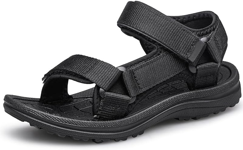 vibdiv Boys Girls Sandals Open-Toe Summer Outdoor Unisex Child Sport Sandals Athletic Lightweight(Toddler/Little Kid/Big Kid) - Product Image
