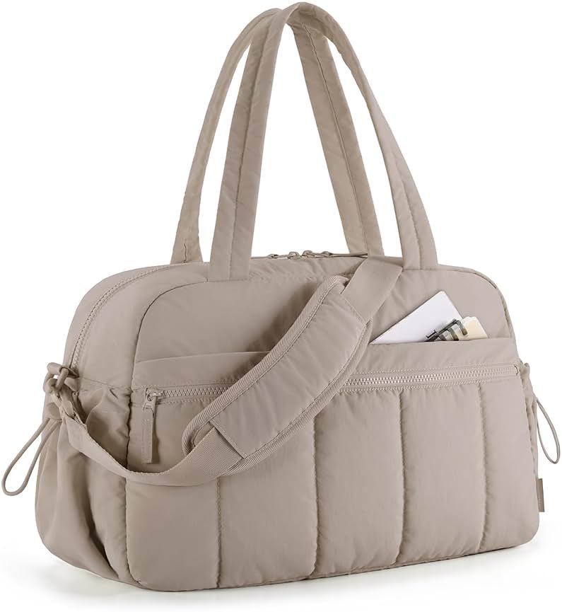 BAGSMART Gym Bag for Women, Duffle Bag for Travel with Wet Pocket, Lightweight Carry on Weekender Duffel, Water Resistant - Product Image
