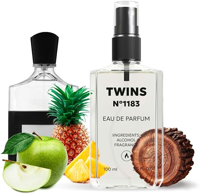 TWINS Impression of Aventus | Perfume for Men Eau de Parfum | No.1183 | 3.4 Fl Oz / 100 ml - Product Image