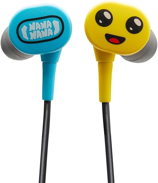 PowerA Wired Earbuds for Nintendo Switch – Fortnite Peely, 3.5 mm, Wired, Officially Licensed, Bonus Virtual Item and Matching Peely Drawstring Bag Included - Product Image