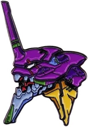 Blood Anime Evangelion EVA-01 Unit-01 1.5" Enamel Pin Badge - Product Image