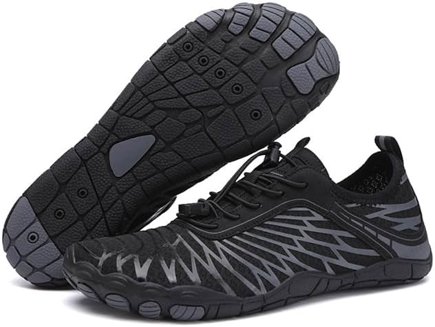 Hike Barefoot Shoes for Women Men with Wide Toe Box, Healthy & Non-Slip Breathable Barefoot Water Shoes Beach Pool Aqua Swim Surf Hiking Walking Shoes - Product Image