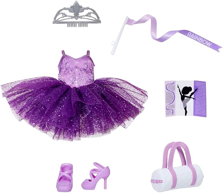 Rainbow High Fashion Pack, Ballet Recital Includes 1 Full Ballet Outfit, Shoes, Jewelry and Play Accessories. Mix & Match with Other Packs to Create Tons of Fun Looks. Kids Toy Gift Ages 4-12 Years﻿ - Product Image
