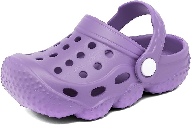INMINPIN Kids Girls Boys Clogs Garden Shoes Toddler Slides Sandals Children Water Shower Beach Pool Slippers Indoor Outdoor - Product Image