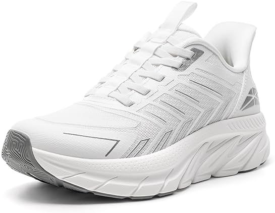 ALLSWIFIT Women's Slip On Walking Shoes Running Comfortable Tennis Breathable Non Slip Athletic Gym Workout Cross Training Fashion Sneakers - Product Image