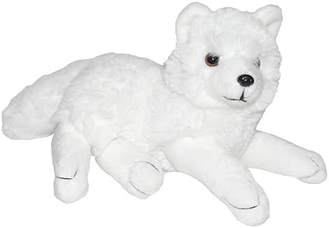 Wild Republic Cuddlekins Eco Mini Arctic Fox, Stuffed Animal, 8 Inches, Plush Toy, Fill is Spun Recycled Water Bottles, Eco Friendly - Product Image