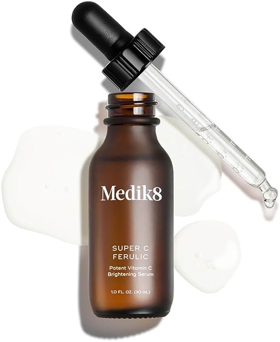Medik8 Super C Ferulic - 30 Percent Ethylated L-Ascorbic Acid Vitamin C Serum - Face Serum with Vitamin E and Ferulic Acid - Gluten Free - 1.0 oz - Product Image
