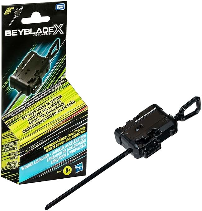 Beyblade X Official Winder Launcher for use with Beylade X Spinning Top Toys and Beystadium; Great Gift for 8 Year Old Boys and Girls - Product Image