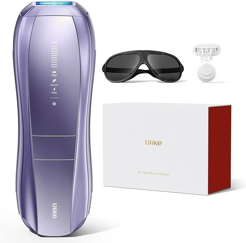 Ulike Laser Hair Removal Device Air 10 Ipl Gift for Women and Men, Ice cool and Permanent hair Reduction for Nearly Painless, Dual Lights, Skin Sensor & USHR Mode Hair Removal in 10mins from Home - Product Image
