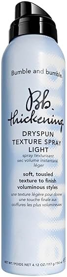 Bumble and bumble. Thickening Dryspun Texture Spray Light | Dry Texture Spray | Adds Airy Dimension and Light Hold | For Medium to Thick Straight to Curly Hair Types - Product Image